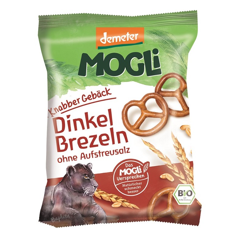 Covrigei Bio Brezeln, 50 g, Mogli