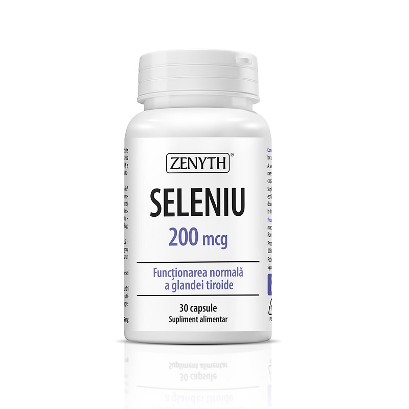 Seleniu 200mcg, 30 capsule, Zenyth