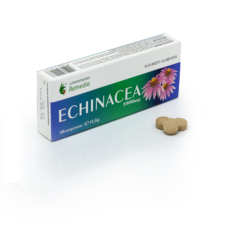 Echinacea, 1000mg, 30 capsule, Remdia