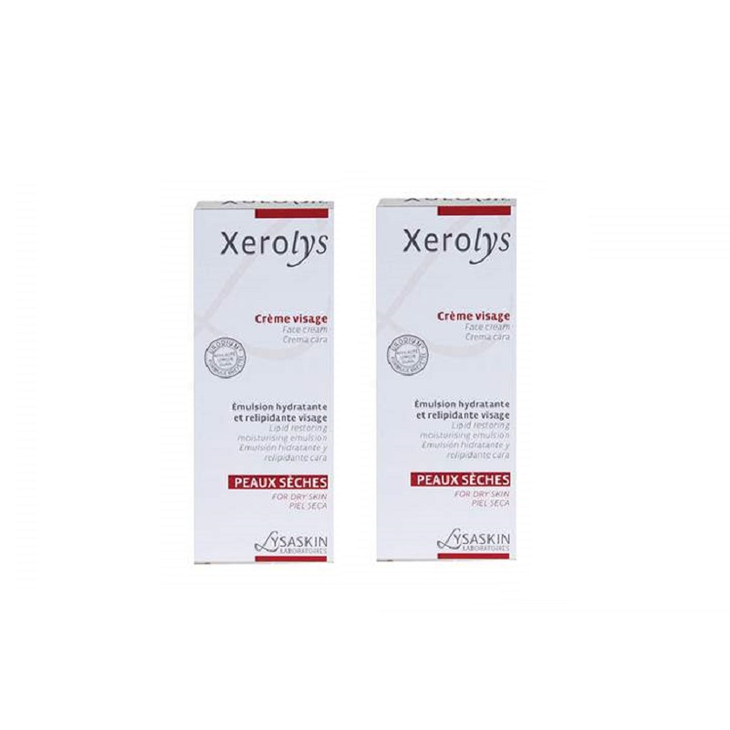 Oferta pachet, Crema pentru fata, 2x50ml, Xerolys, Lab Lysaskin