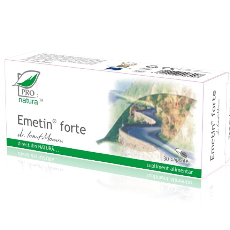 Emetin Forte, 30 capsule, Pro Natura