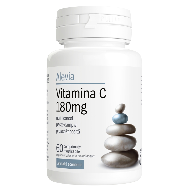 Vitamina C, 180mg, 60 comprimate, Alevia