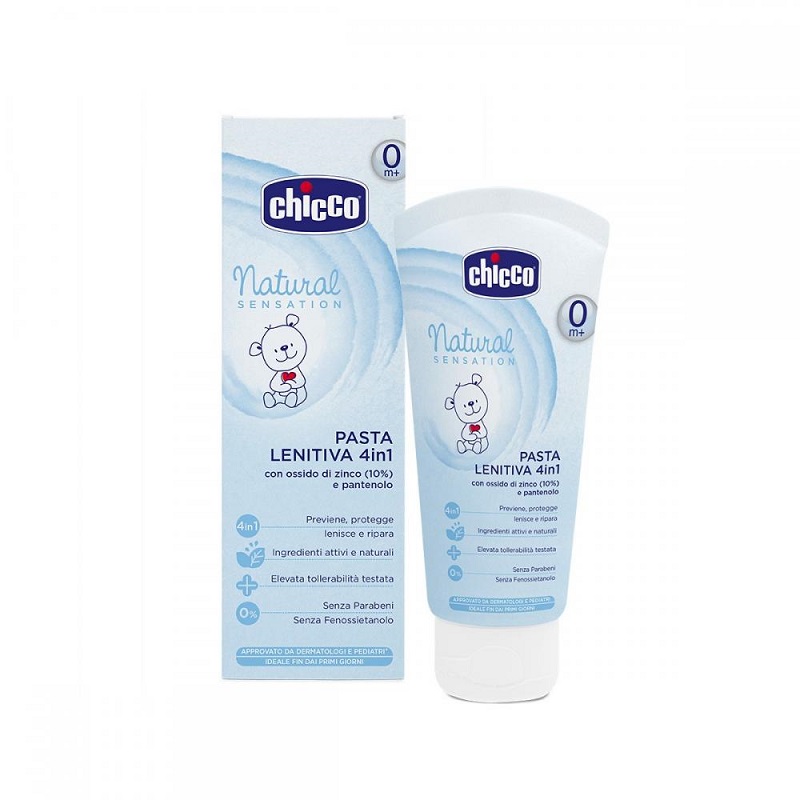 Crema pentru scutec 4 in 1, anti-iritatii, 100 ml, 0+ luni, Chicco