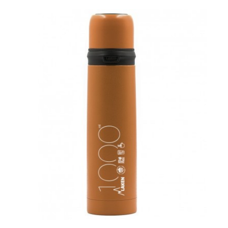 Termos din inox pentru lichide Tapon-Vaso, Orange, 1000 ml, Laken