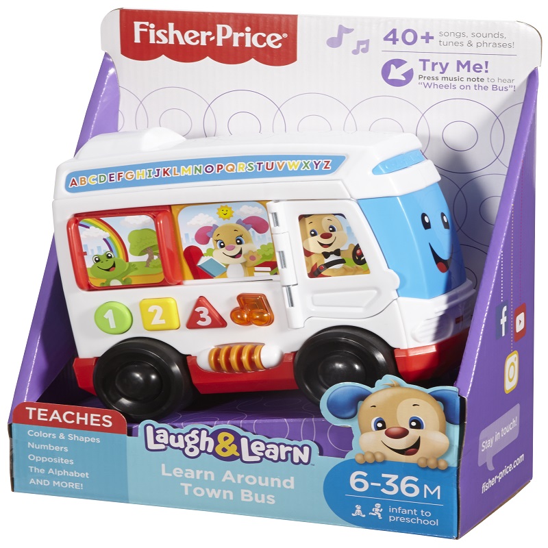 Autobuzul cu sunete, 6-36 luni, MTFG17, Fisher Price