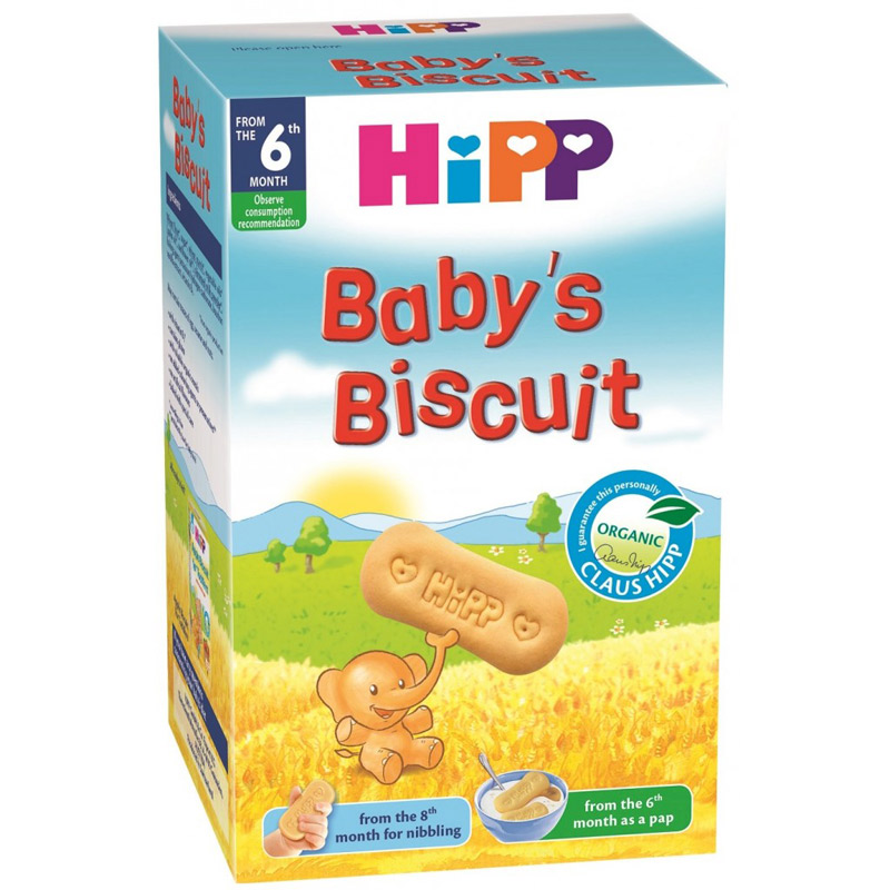 Biscuiti pentru sugari, +6 luni, 150 g, Hipp