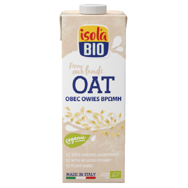 Bautura vegetala Bio din ovaz, 1 litru, Isola Bio