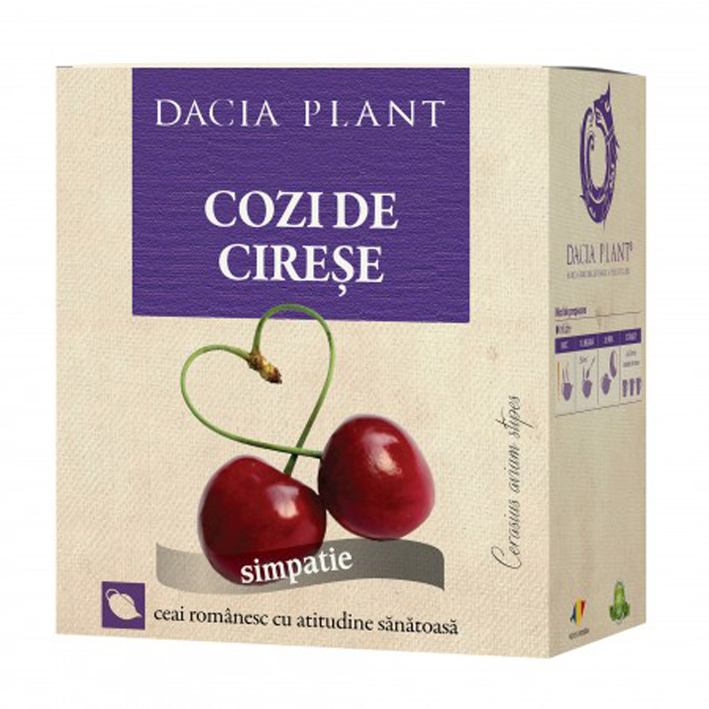 Ceai din cozi de cirese, 50 g, Dacia Plant