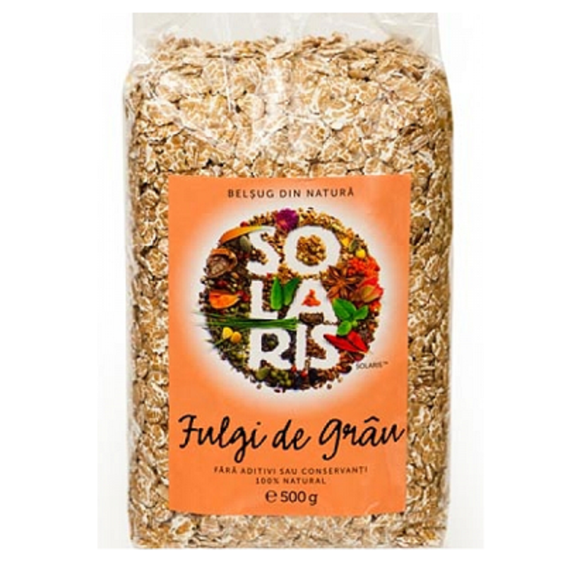 Fulgi de grau, 500 g, Solaris