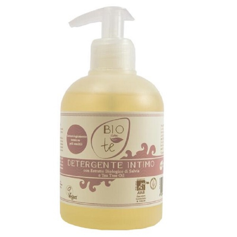 Gel Bio pentru igiena intima cu salvie si ulei de Tea Tree, 300 ml, BioConTe	