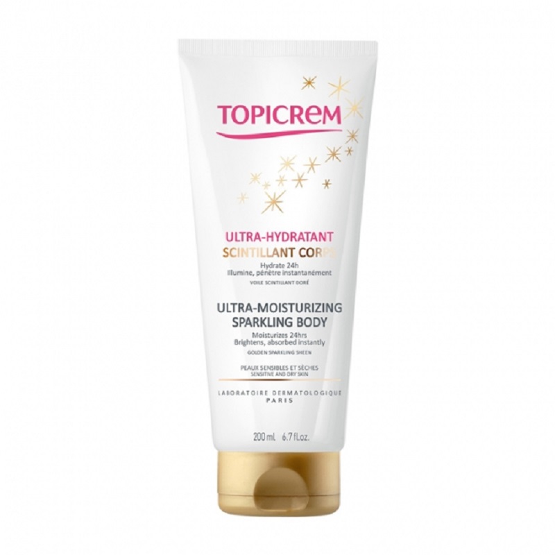 Lapte corp Sparkling Ultra Hidratant, 200 ml, Topicrem