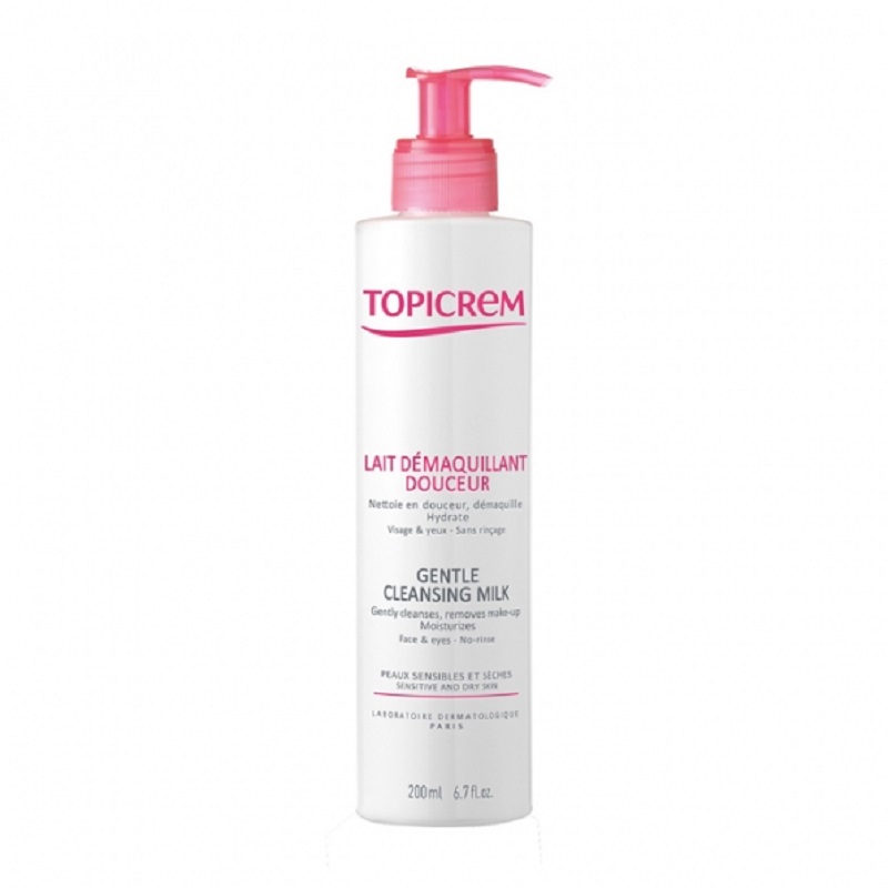 Lapte demachiant bland, UM, 200 ml, Topicrem