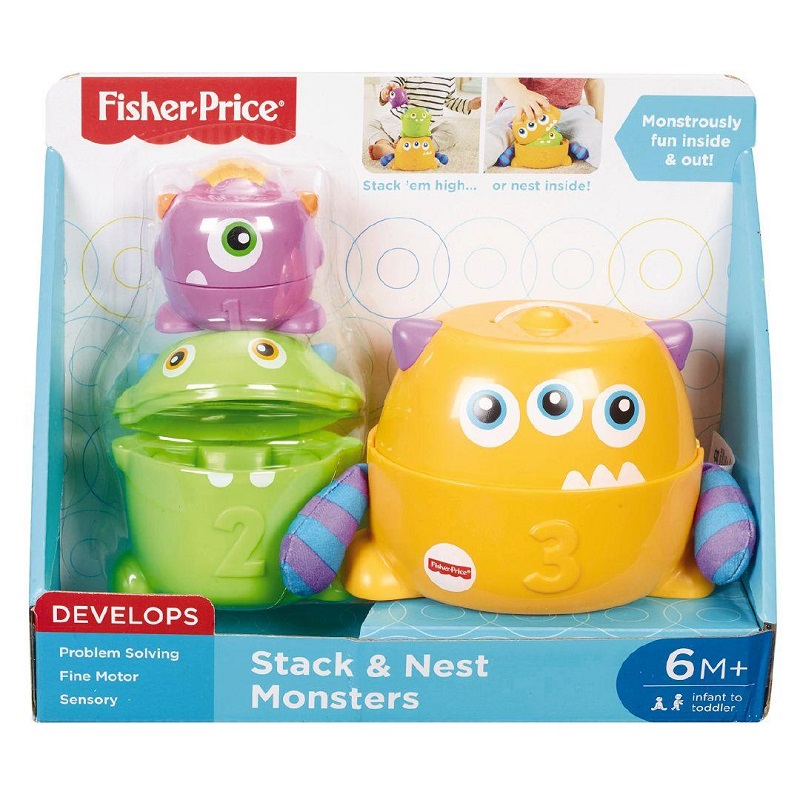 Micutii monstrii 3 in 1, +6luni, MTFNV36, Fisher Price