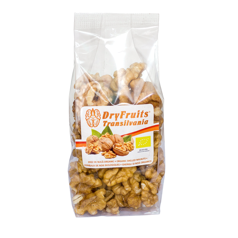 Miez de nuca ecologic, 100 g, Dry Fruits Transilvania