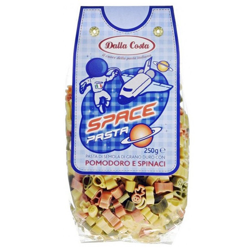 Paste din grau dur tricolore Space, 250 g, Dalla Costa