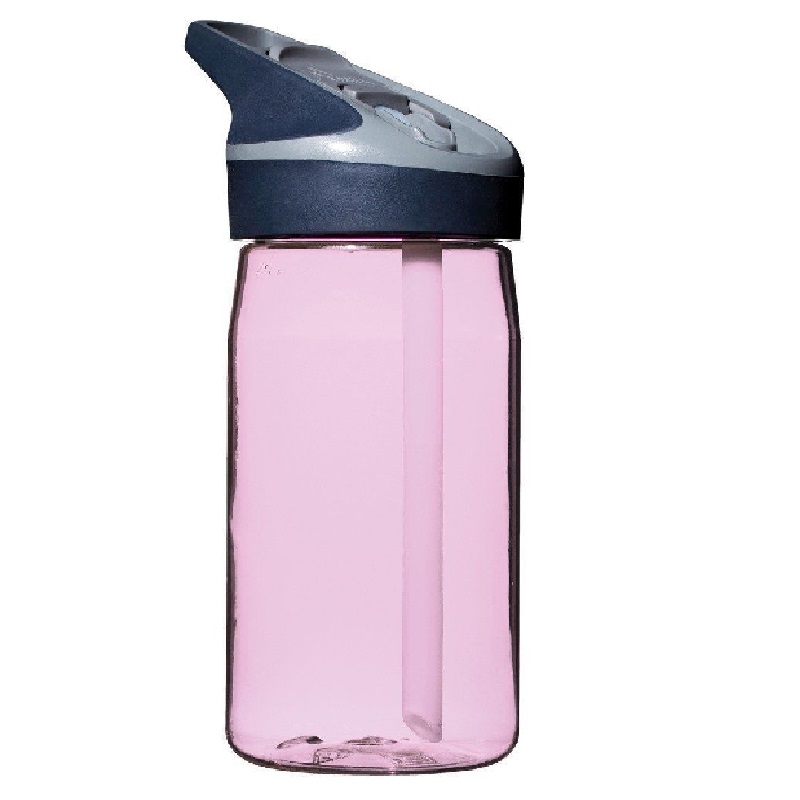 Recipient Tritan cu capac automat Jannu, Roz, 450 ml, Laken
