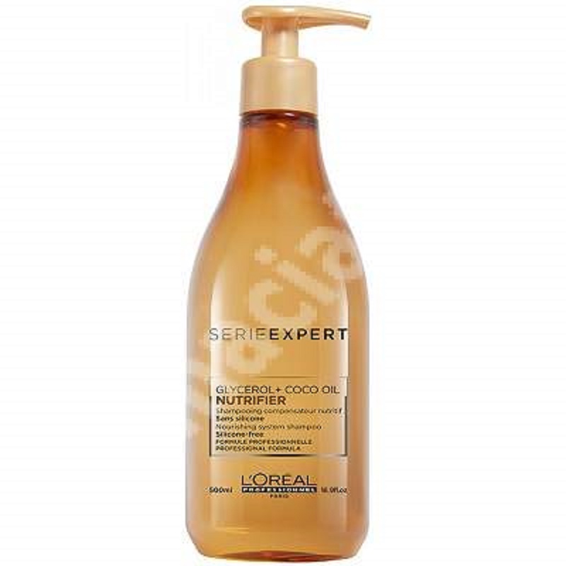 Sampon nutritiv fara silicon pentru hranirea de exceptie a parului uscat Nutrifier, 500 ml, Loreal Professionnel