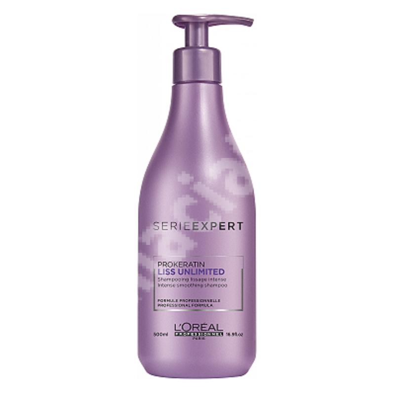 Sampon pentru netezire intensa Pro-keratin Liss Unlimited, 500 ml, Loreal Professionnel