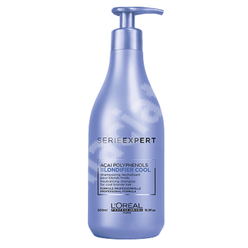Sampon pentru neutralizarea tonurilor de galben Serie Expert Blondifier Cool, 500 ml, Loreal Professionnel