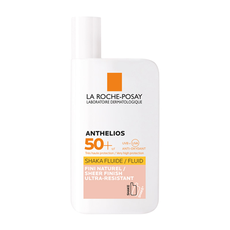 Anthelios Shaka Fluid Crema colorata de protectie solara pentru fata SPF 50+, 50 ml, La Roche-Posay