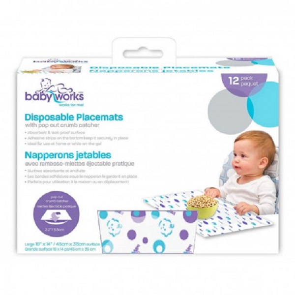 Suport de unica folosinta pentru masa,, 12 bucati, Baby Works