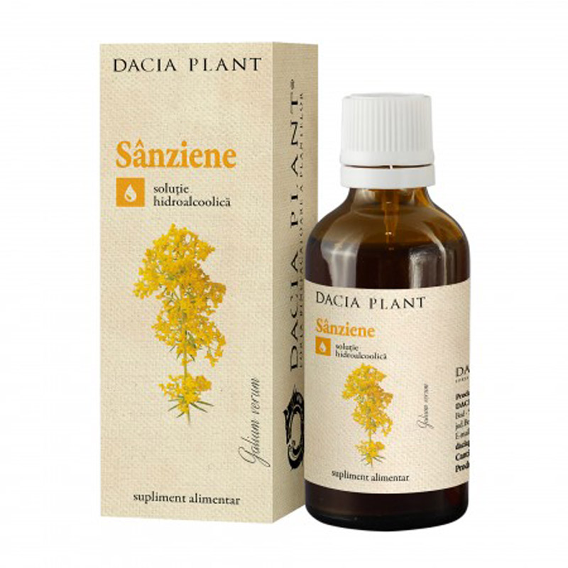 Tinctura de sanziene, 50 ml, Dacia Plant