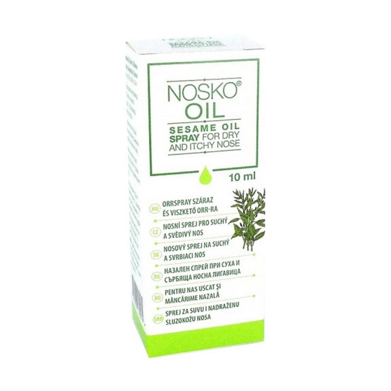 Ulei pentru uscaciunea nazala si mancarimi, 10ml, Nosko Oil