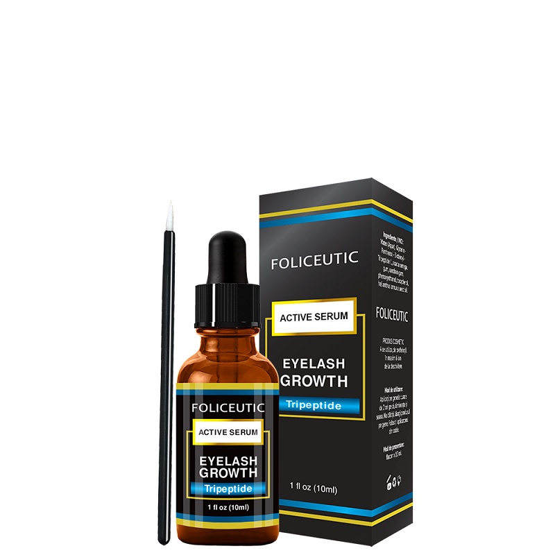 Active Serum pentru cresterea densitatii genelor Eyelash Growth, 10 ml, Foliceutic