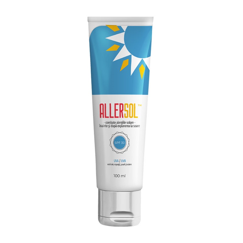 Allersol Crema cu SPF 30, 100 ml, Naturpharma