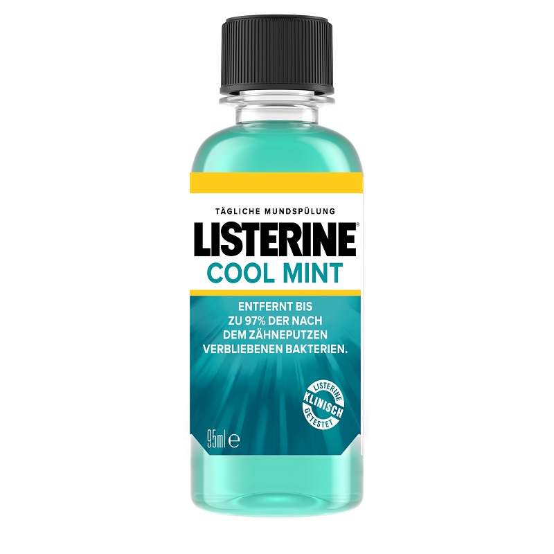 Apa de gura Listerine Cool Mint, 95 ml, Johnson&Johnson