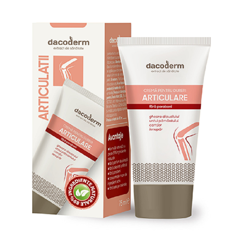 Crema pentru dureri articulare, 75 ml, Dacoderm