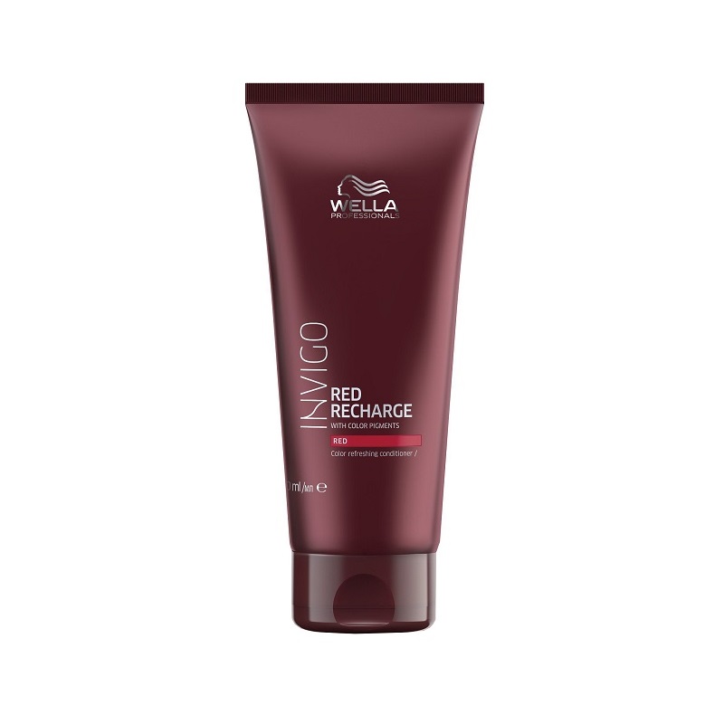 Balsam pigmentat pentru nuante reci de rosu Invigo Red Recharge Red, 200 ml, Wella Professionals