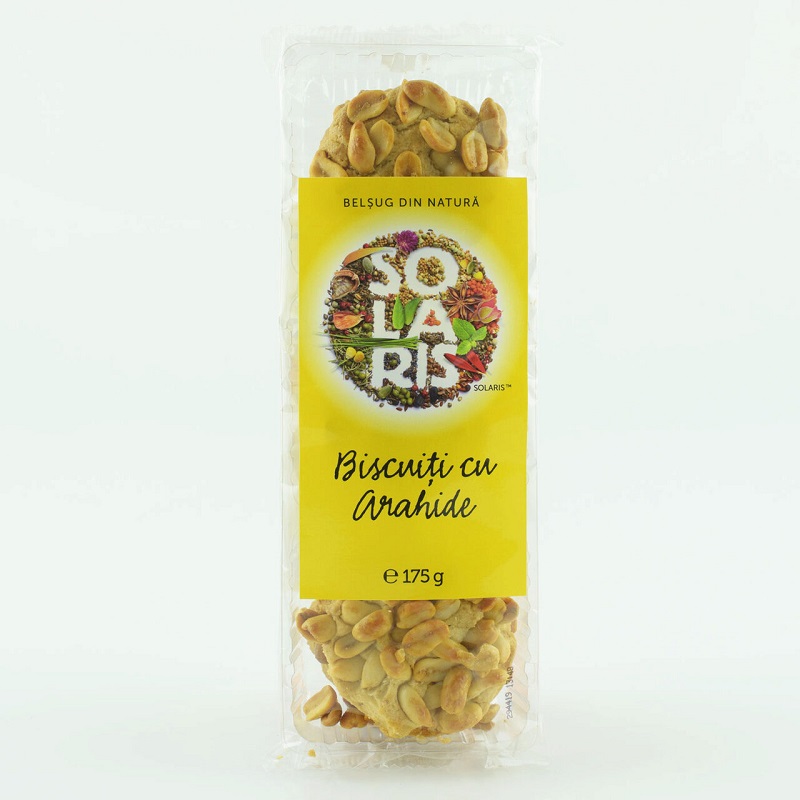 Biscuiti cu arahide, 175 gr, Solaris