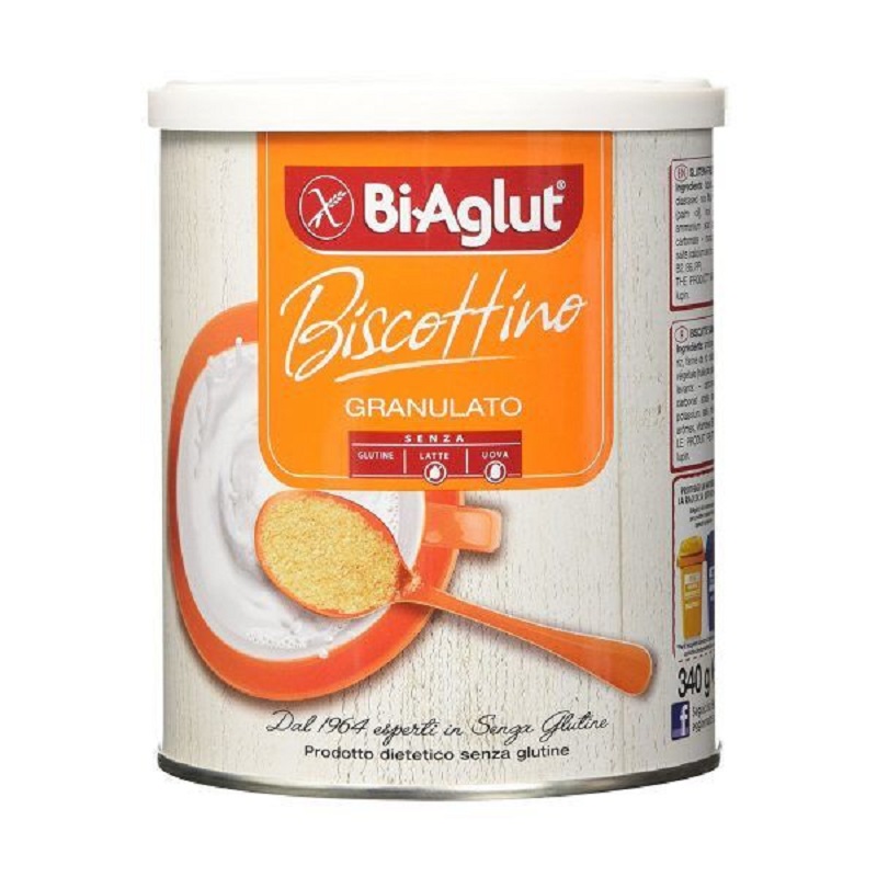 Biscuiti granulati dietetici fara gluten, 340g, BiAglut