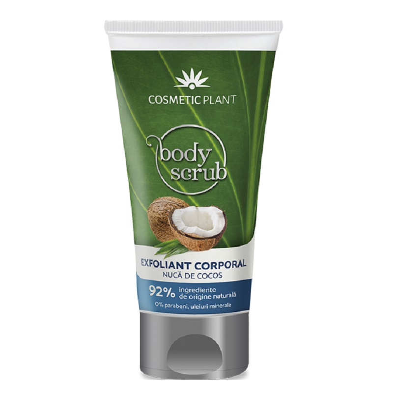 Exfoliant corporal cu nuca de cocos, 150 ml, Cosmetic Plant