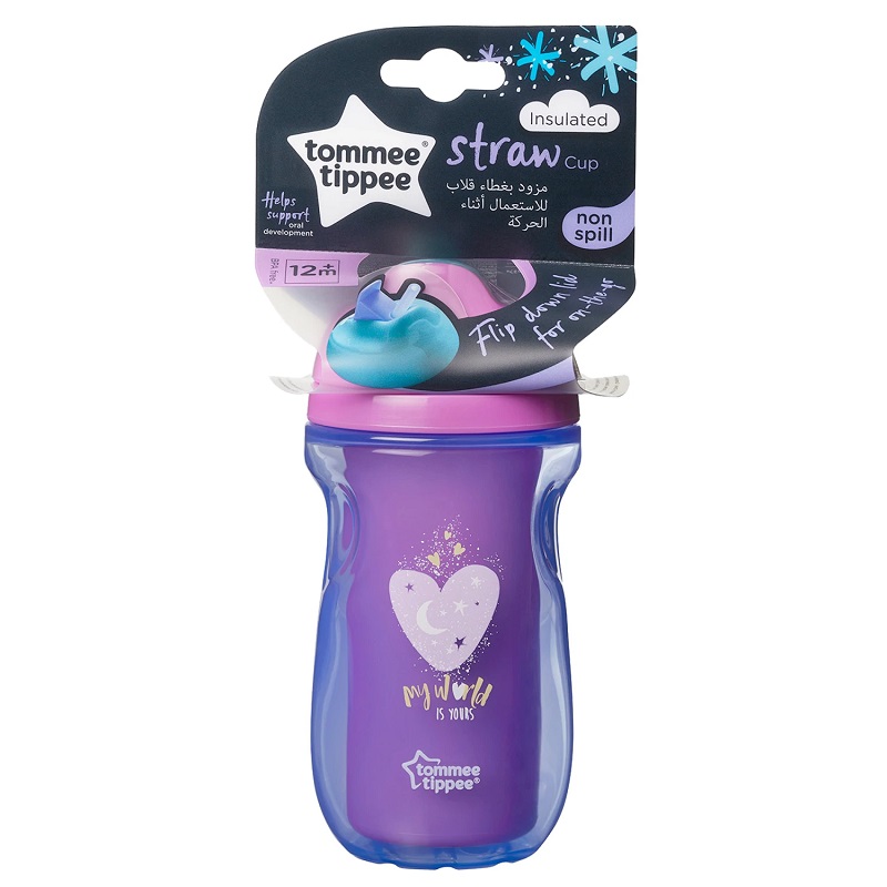 Cana cu pai izoterma Explora, +12 luni, 260 ml, 44702597, Tommee Tippee