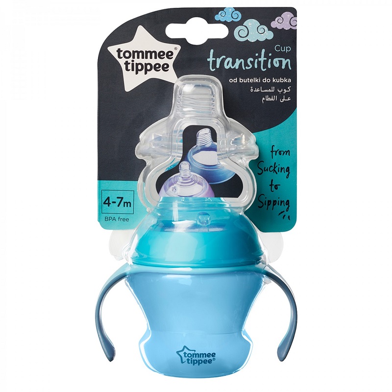 Cana de tranzitie, 4-7 luni, 150 ml, TT0052-1-Blue, Tommee Tippee