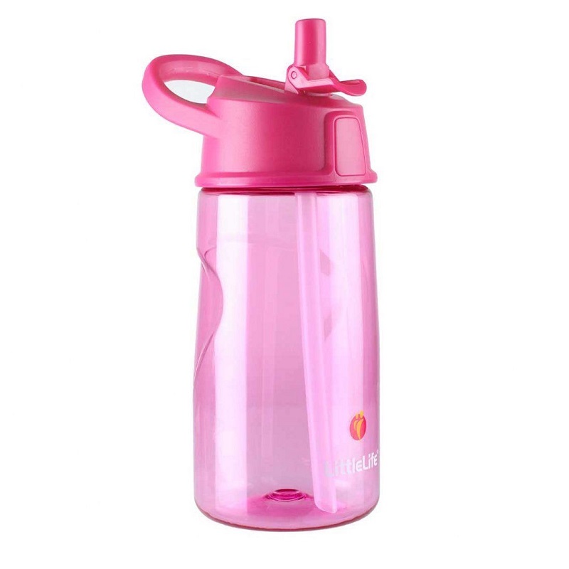 Cana tritan cu pai, roz, 550 ml, Littlelife