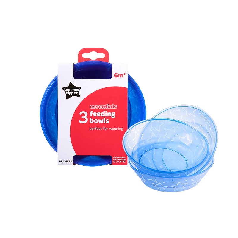 Castron Essentials, +6luni, Albastru, 3buc, TT198, Tommee Tippee