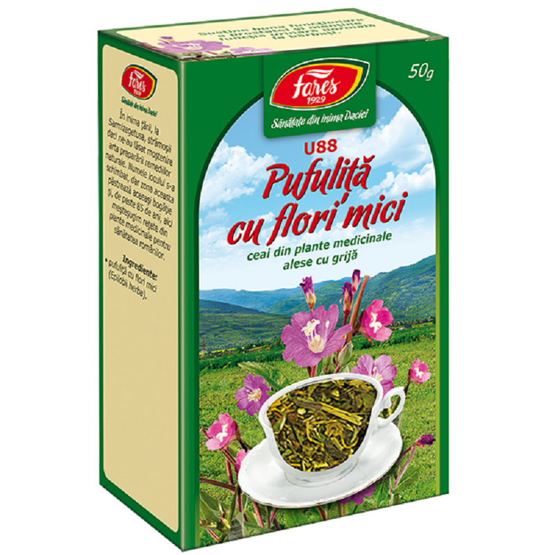 Ceai pufulita cu flori mici, 50 g, Fares