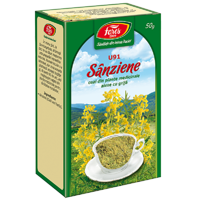 Ceai sanziene, 50 g, Fares