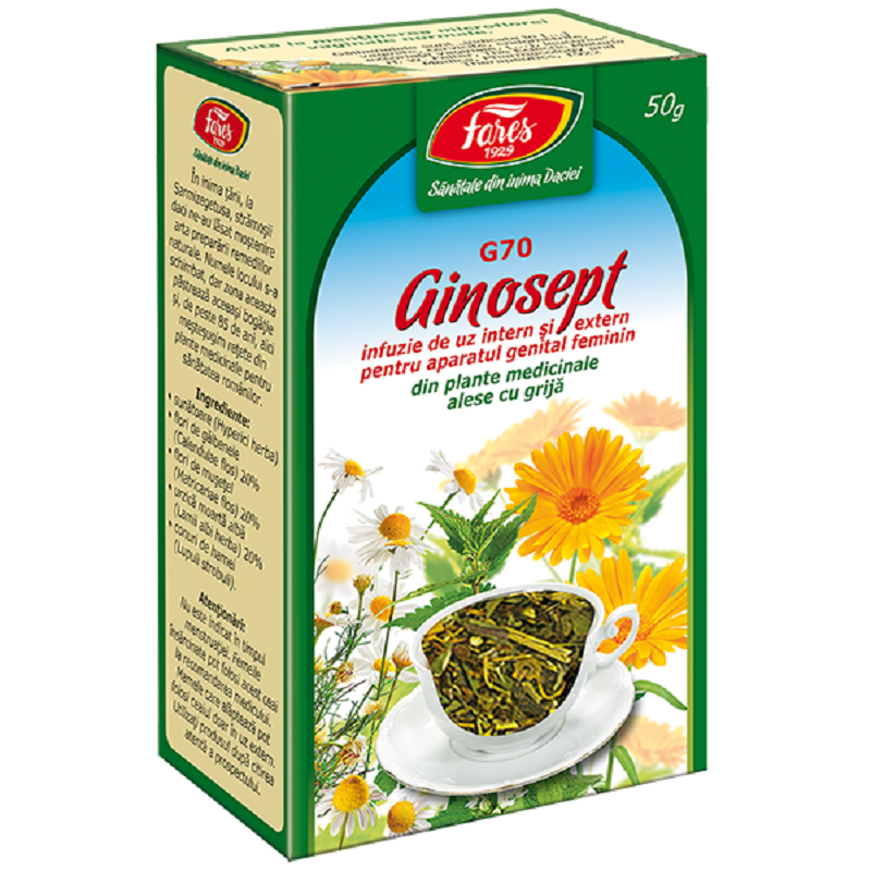 Ceai Ginosept, 50 g, Fares