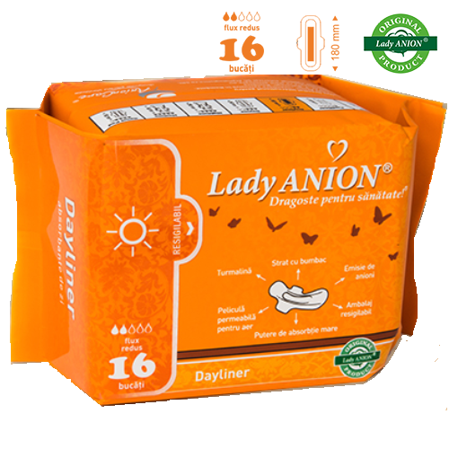 Absorbante Lady Anion, DayLine, 16 buc, AnionCare