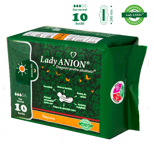 Absorbante, Lady Anion, DayUse, 10 buc, AnionCare