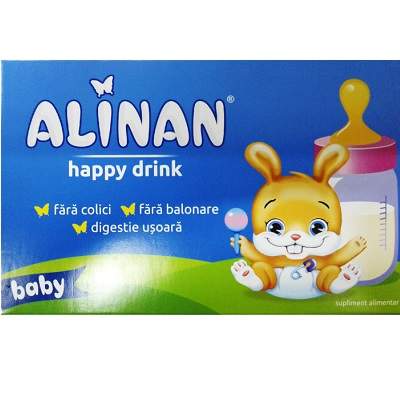 Alinan Happy Drink anticolici, 12 plicuri, Fiterman