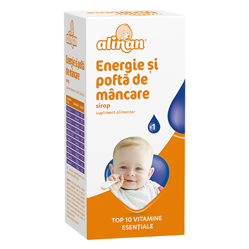 Alinan Energie si Pofta de Mancare, 1an, 150 ml, Fiterman Pharma