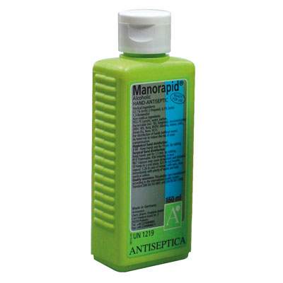 Antiseptic pe baza de alcool pentru maini Manorapid, 150 ml, Antiseptica