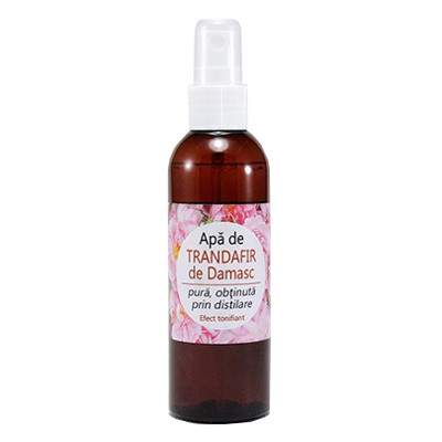 Apa florala de trandafir Damasc, 100 ml, Sanflora