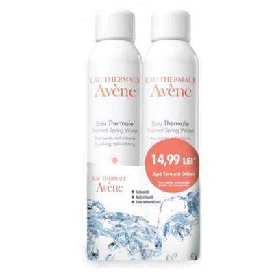 Apa termala Avene, 2x300 ml, Pierre Fabre