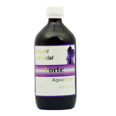 Argint coloidal Forte 30 ppm AquaNano, 500 ml, Sc Aghoras Invent